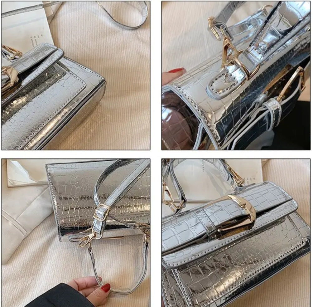 Handbags Shimmering Shoulder Bag